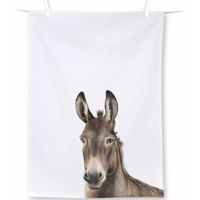 Ihr Farm Donkey theedoek 70 x 50 cm katoen