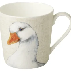 Ihr Farm Goose beker 350 ml porselein cream
