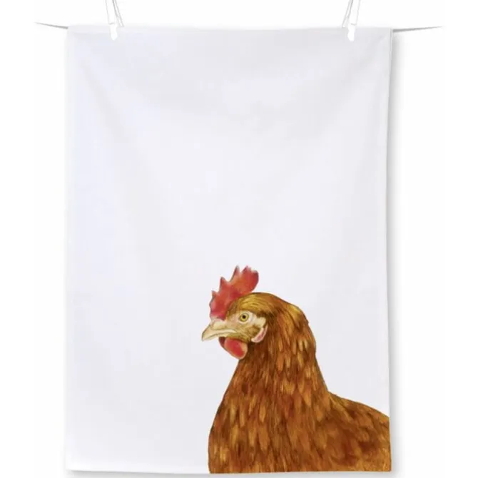 Ihr Farm Hen theedoek 70 x 50 cm katoen