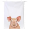 Ihr Farm Pig theedoek 70 x 50 cm katoen