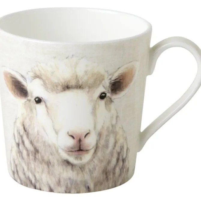 Ihr Farm Sheep beker 350 ml porselein cream