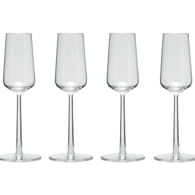 Iittala Essence champagneglas 210 ml glas transparant 4 stuks