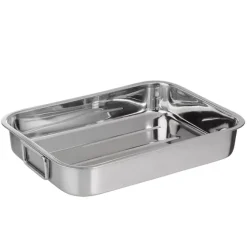 Il Cucinino braadslede 35 x 25 cm rvs