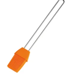 Inoxibar bakkwast 23 cm silicone oranje