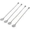 Inoxibar cocktaillepels set van 4 stuks 32 cm rvs