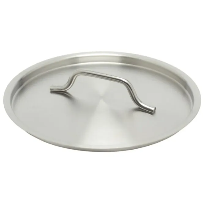 Inoxibar deksel ø 20 cm rvs mat