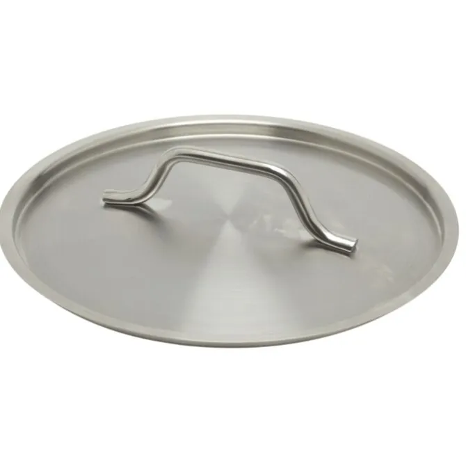 Inoxibar deksel ø 24 cm rvs mat