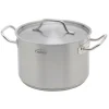 Inoxibar industriële kookpan 7,2 liter ø 24 cm rvs mat