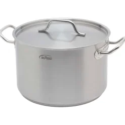 Inoxibar industriële soeppan 11 liter ø 28 cm rvs mat