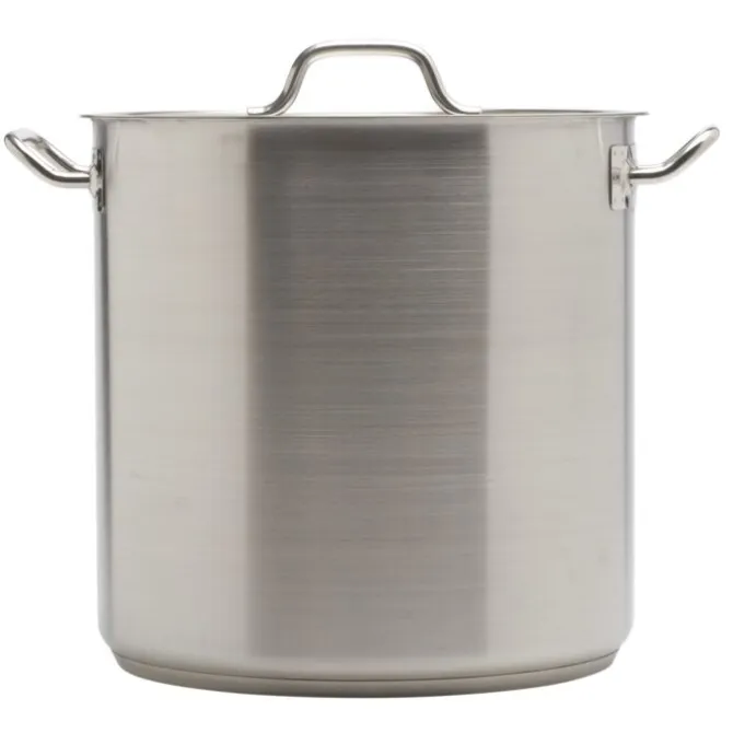 Inoxibar industriële soeppan 36 liter ø 36 cm rvs mat