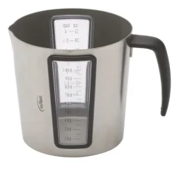 Inoxibar maatbeker 1 liter rvs
