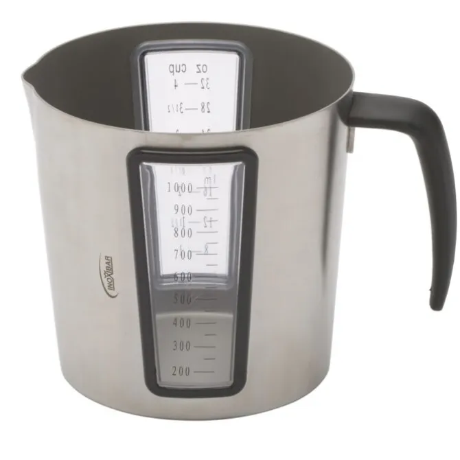 Inoxibar maatbeker 1 liter rvs