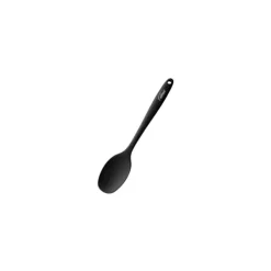 Inoxibar roerlepel plat 28,5 x 5,2 cm silicone zwart