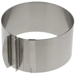 Inoxibar verstelbare taartvorm 16 - 30 cm rvs