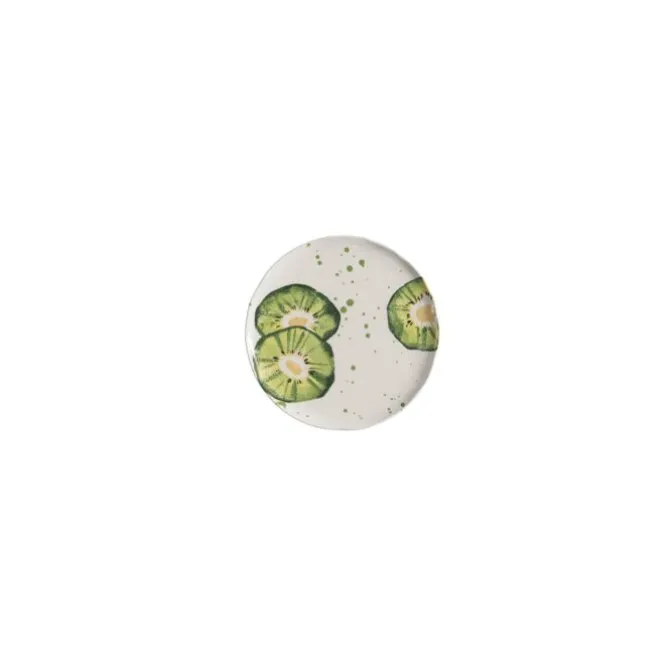 1821 Italiaans servies sideplate ø 23 cm aardewerk Kiwi