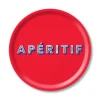 Jamida Aperitief dienblad ø 31 cm hout rood