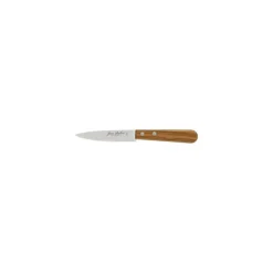 Jean Dubost schilmes op kaart 9 cm olijfhout