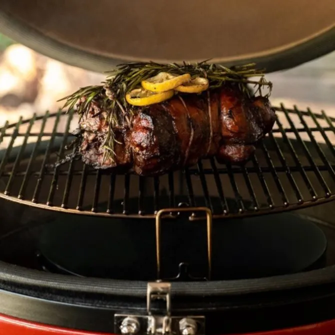 Kamado Joe Big Joe III Stand-Alone barbecue keramiek rood