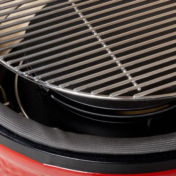 Kamado Joe Big Joe III Stand-Alone barbecue keramiek rood