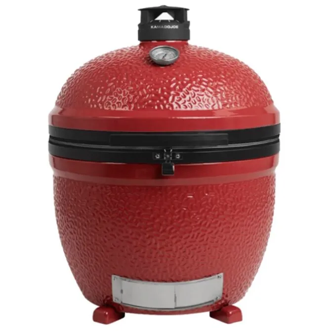 Kamado Joe Big Joe II Stand-Alone barbecue keramiek rood