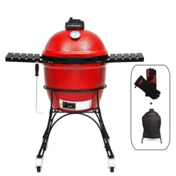 Kamado Joe Classic I + handschoenen en barbecuehoes bundel
