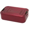 Küchenprofi lunchbox 23 x 15 cm aluminium rood