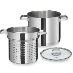 Küchenprofi San Remo kookpan met pasta-inzet ø 22 cm rvs