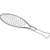 Küchenprofi vis grilltang 53 cm verchroomd staal