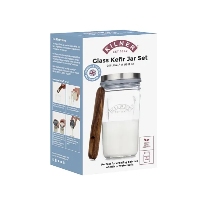 Kilner Glass Kefir Jar Set