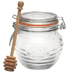 Kilner honingpot met honinglepel 400 ml glas