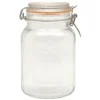 Kilner weckpot met beugel vierkant 1,5 liter glas