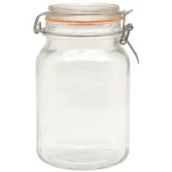 Kilner weckpot met beugel vierkant 1,5 liter glas