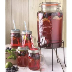 Kilner weckpot met tap 8 liter glas