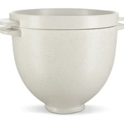 KitchenAid broodmengkom met deksel 4,7 liter keramiek crème