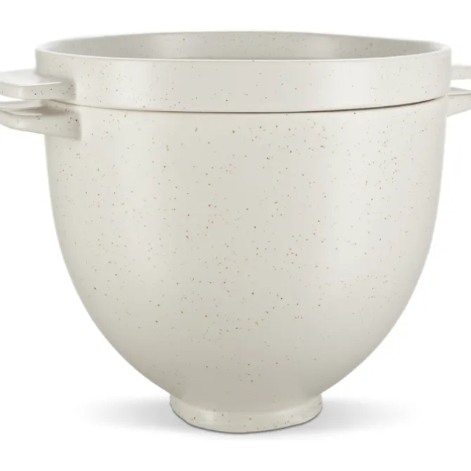 KitchenAid broodmengkom met deksel 4,7 liter keramiek crème