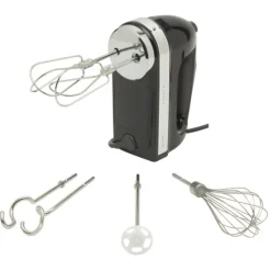 KitchenAid handmixer met accessoires kunststof zwart 8-delig