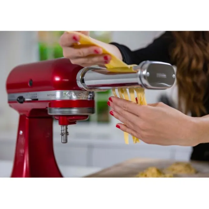 KitchenAid 5KSMPRA pastaroller en -snijderset 3 delig rvs