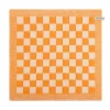 Knit Factory Block handdoek 50 x 50 cm Gold Ecru