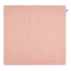Knit Factory Cubes handdoek 50 x 50 cm Orange Ecru