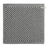 Knit Factory Cubes handdoek 50 x 50 cm Antraciet Ecru