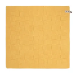 Knit Factory Uni handdoek 50 x 50 cm Gold