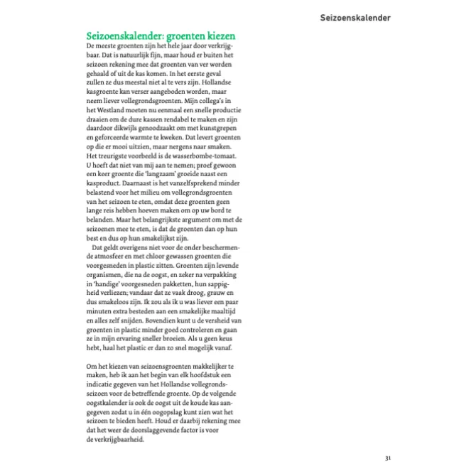 Kookbijbels - Groentebijbel