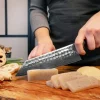 Kotai Bunka Damascus Santoku 17 cm met beschermhoes