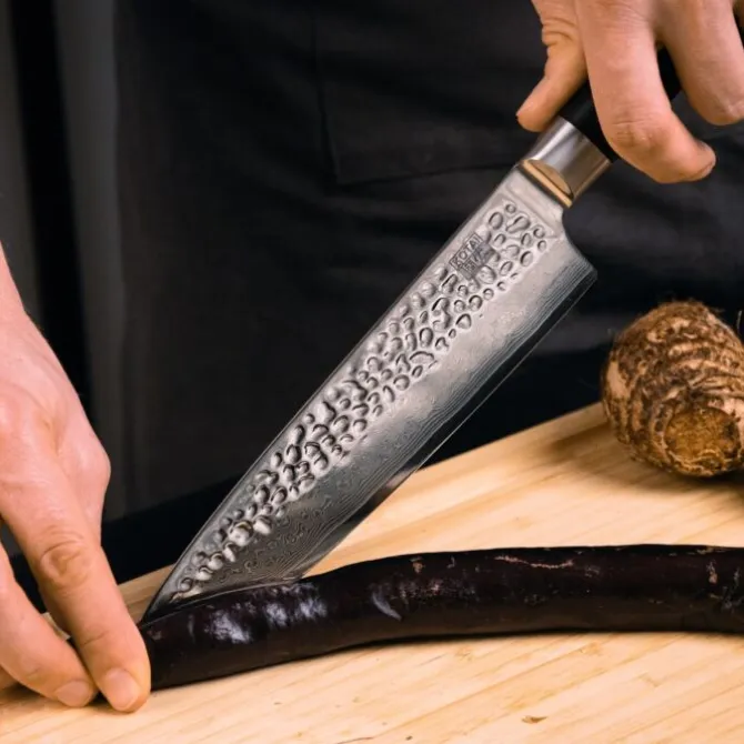 Kotai Pakka Damascus koksmes 20 cm met beschermhoes