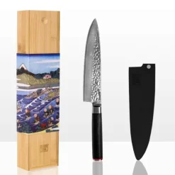 Kotai Pakka Damascus koksmes 20 cm met beschermhoes