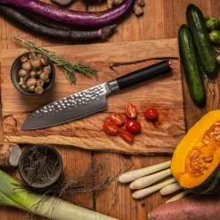 Kotai Pakka Damascus Santoku 18 cm met beschermhoes