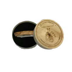 Laguiole en Aubrac Camembert zakmes in doosje ebbenhout