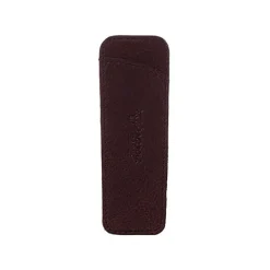 Laguiole en Aubrac hoes voor klapmes 12 cm leer donkerbruin