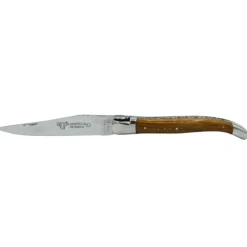 Laguiole en Aubrac klapmes 12 cm eikenhout
