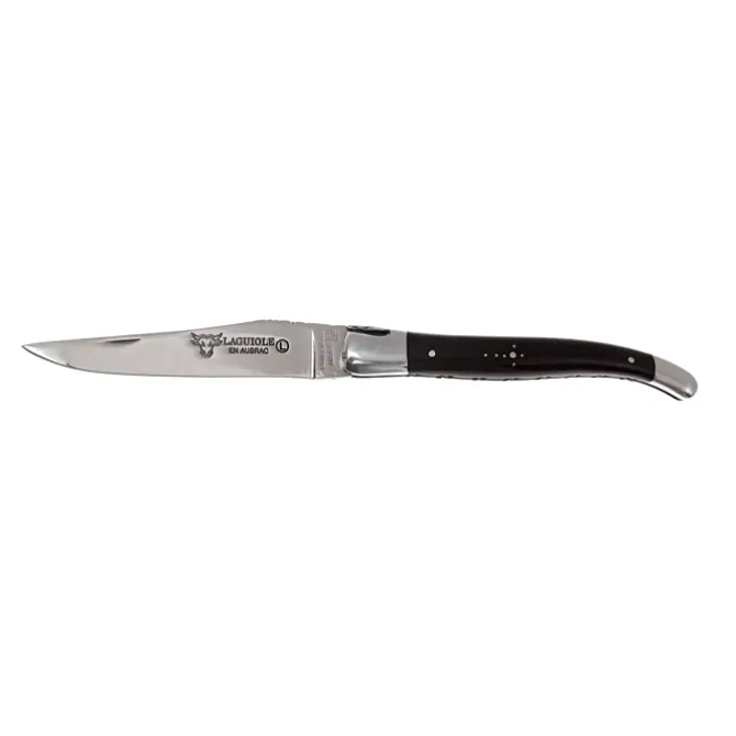 Laguiole en Aubrac klapmes 12 cm ebbenhout
